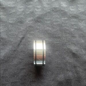 Stainless steel Ring and interior plated Silver